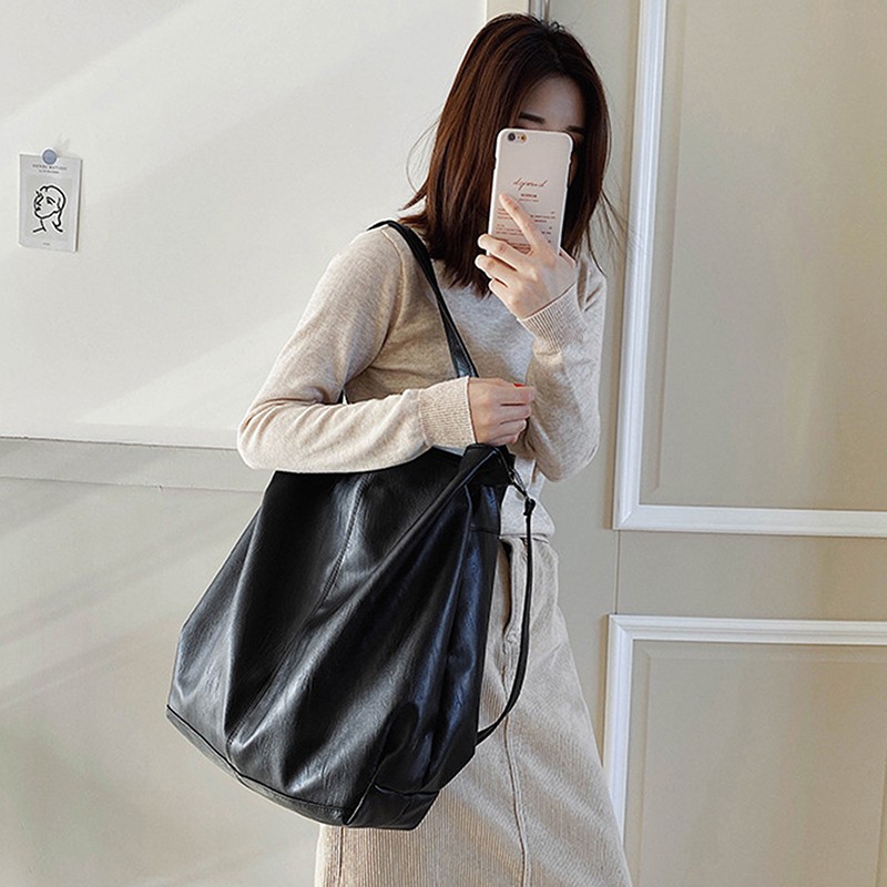 Soft Leather Shoulder Bags Luxury Handbag Women Large Capacity Bags Large Capacity Top Handle Bag Women Tote Crossbody Bag