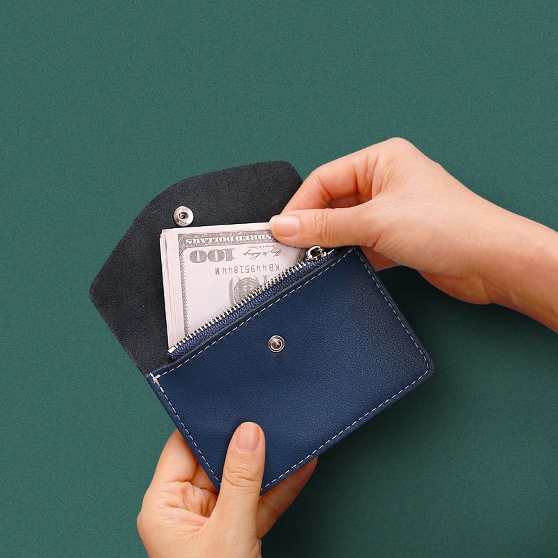 Card Holder Money Bag Multi Card Slot Business Card Holder Small Leather Card Case Card Holder Coin Purse