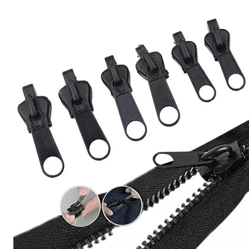 6pcs Universal Instant Zipper Repair Kit Zip Replacement Zipper Repair Kit