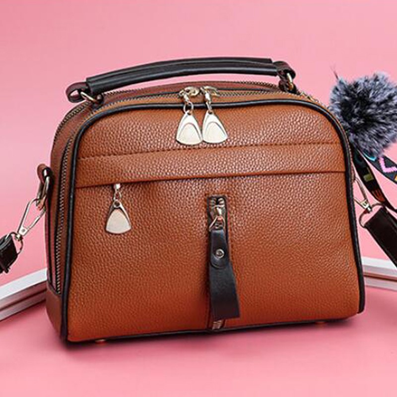 2020 Top Fashion-handle Bag Women Crossbody Bag Shoulder Lady Simple Style Bags Fashion PU Leather Hand Bag