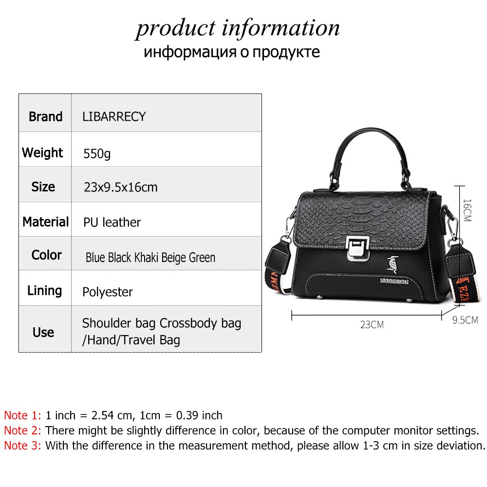 2022 new multifunctional ladies shoulder bag solid color snake print women messenger bags high quality leather women's bags