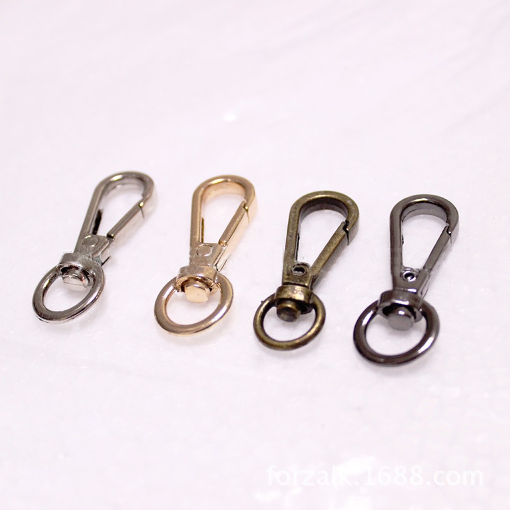 5Pcs Bag Metal Belt Buckle Swivel Trigger Buckle Lock Swivel Buckle Snap Hook Clip DIY Keychain Ring Keyring Craft Bag Hardware Parts