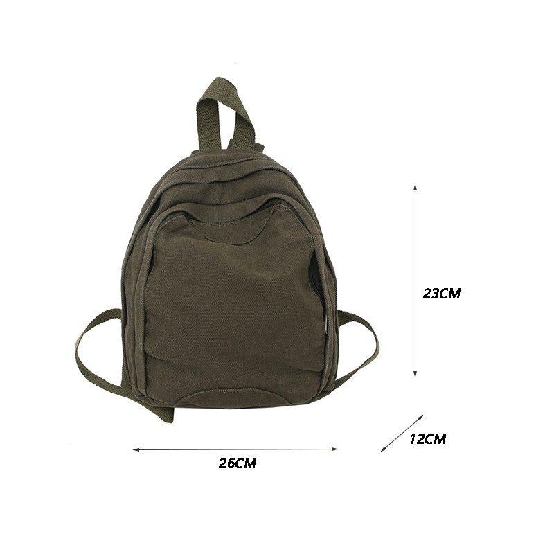 Fashion Backpack Canvas Unisex Backpacks Anti-theft Bagpack New School Bags For Teenagers Simple School Bags Vintage Travel Bags