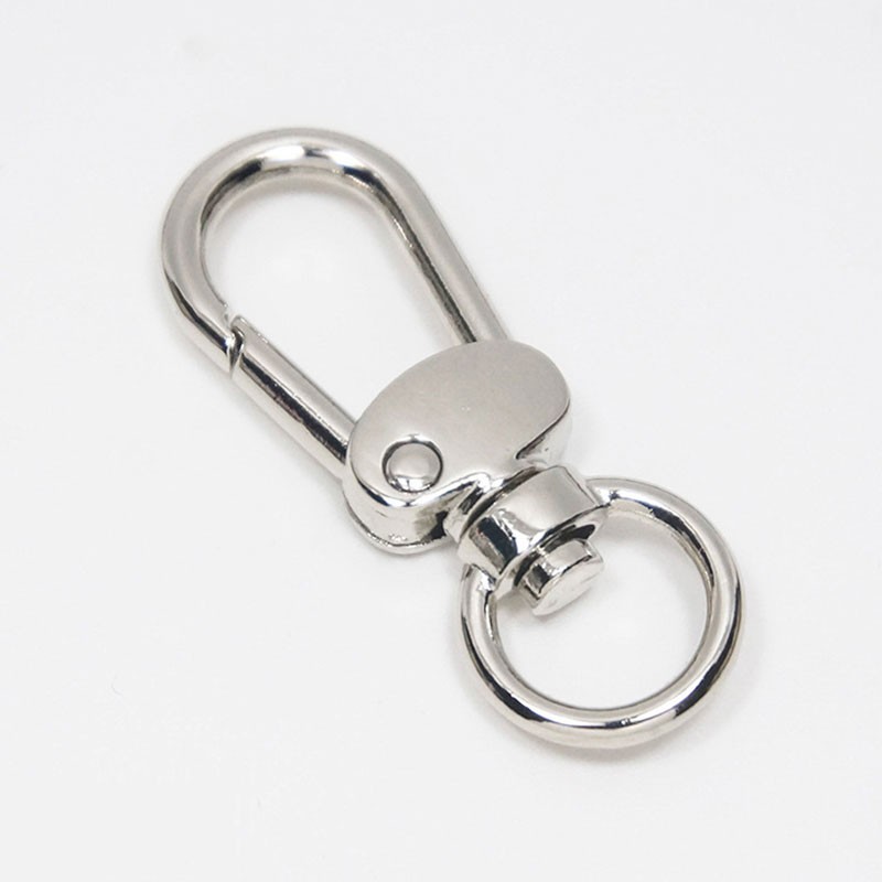 Metal Swivel Eye Snap Hook Trigger Lobster Clasps Clip for Leather Craft Bag Strap Belt Webbing Keychain DIY Luggage Accessories