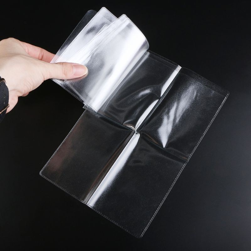 Transparent PVC Document Cover Russian Driver's License Case ID Card Protection Men Women Card Storage