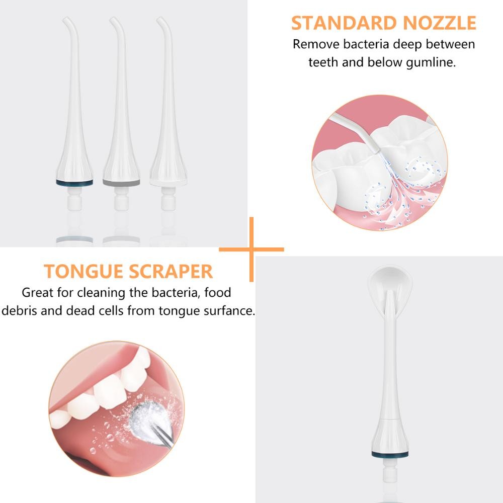 Dental Floss Tank 300ML Portable Oral Irrigator, USB Rechargeable, Waterproof Dental Water Jet