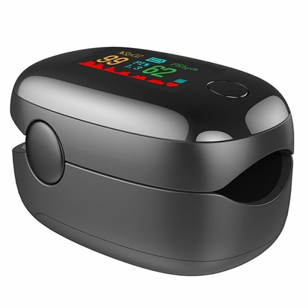 SMH-01 Durable Portable Finger Pulse Oximeter Sports Finger Clip LED Screen Heart Rate Monitor Blood Oxygen Saturation Meter