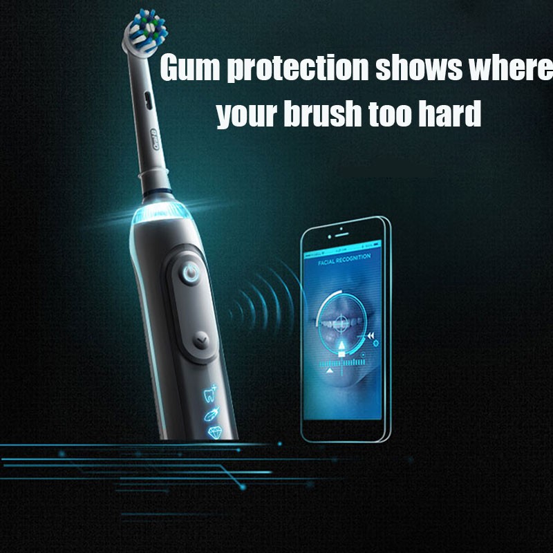 Oral-B Electric Toothbrush 9000 Deep Clean Electric Toothbrush Bluetooth Smart 3D Technology Sonic Toothbrush 6 Mode Rechargeable