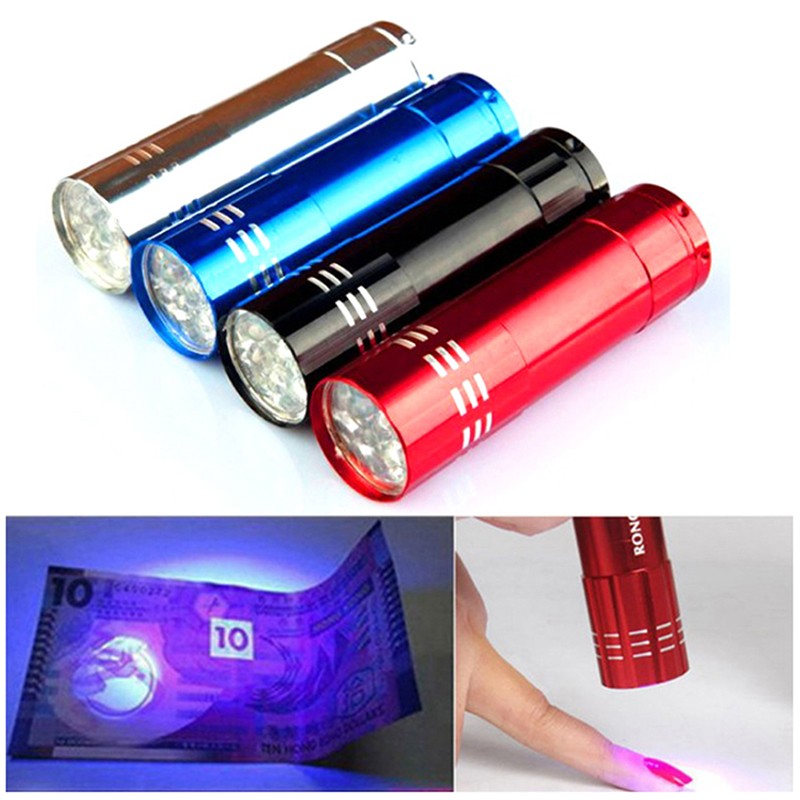 Nail Dryer Mini LED Lights Flashlight UV Lamp Portable Nail Gel Quick Drying Manicure Tool