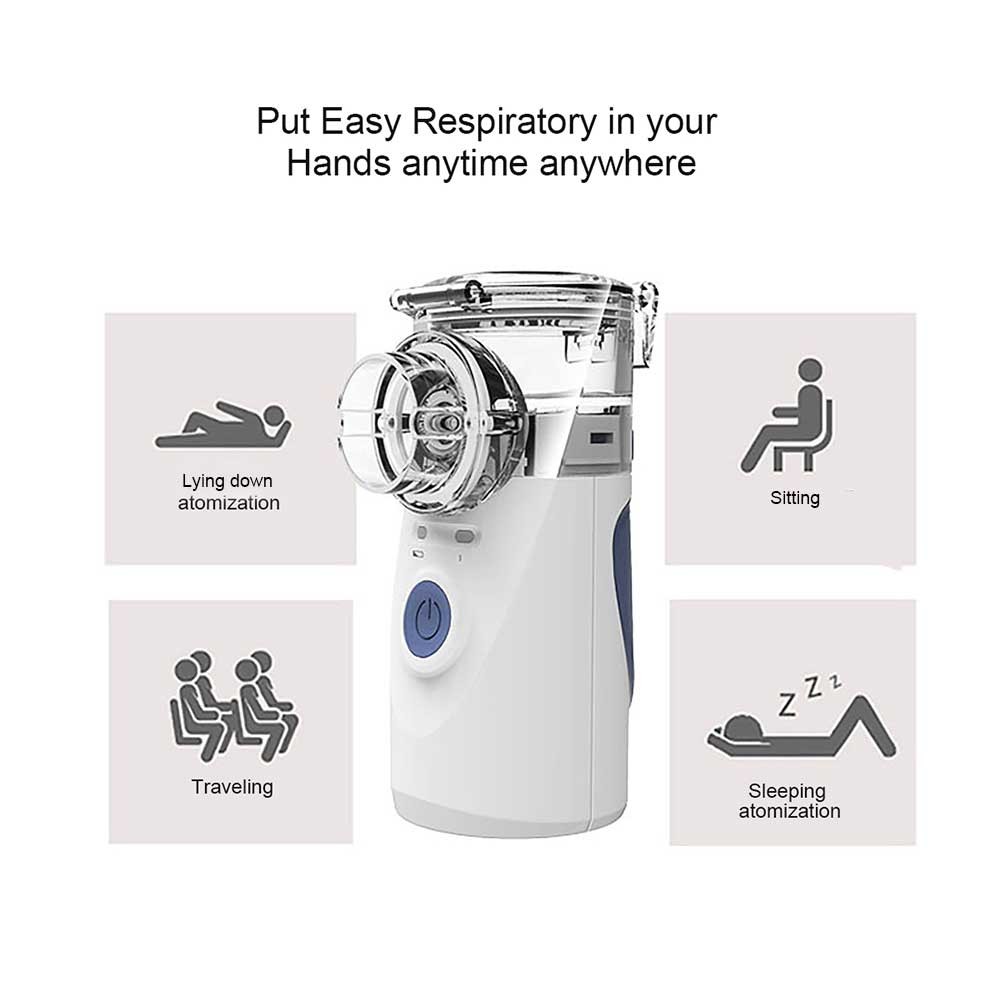 Health Care Mini Handheld Inhaler Atomizer Silent Ultrasound Einalador Nebulizer Inhaler For Children Adults