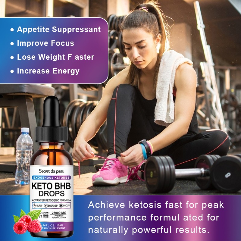 SDP Keto Drops Powerful Fat Burner Suppress Appetite Ketone Daily Supplement Keto Drops Replenish Energy Weight Loss Slim Product