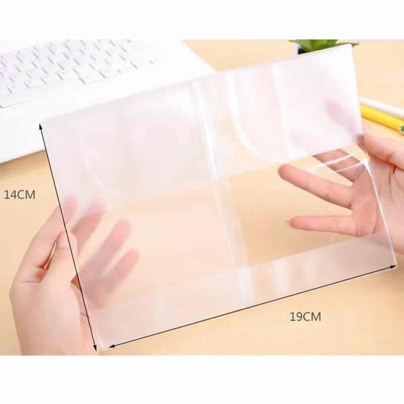 Transparent PVC Passport Cover Travel Accessories ID Card Bag For Women Credit Card Holder Bag