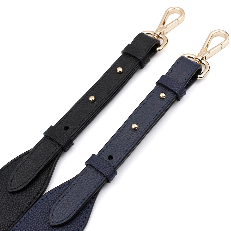 Lychee Pattern Wide Shoulder Strap Adjustable Replacement Bag Strap Double-sided Solid Color Stylish Woman Belts Bag Accessories