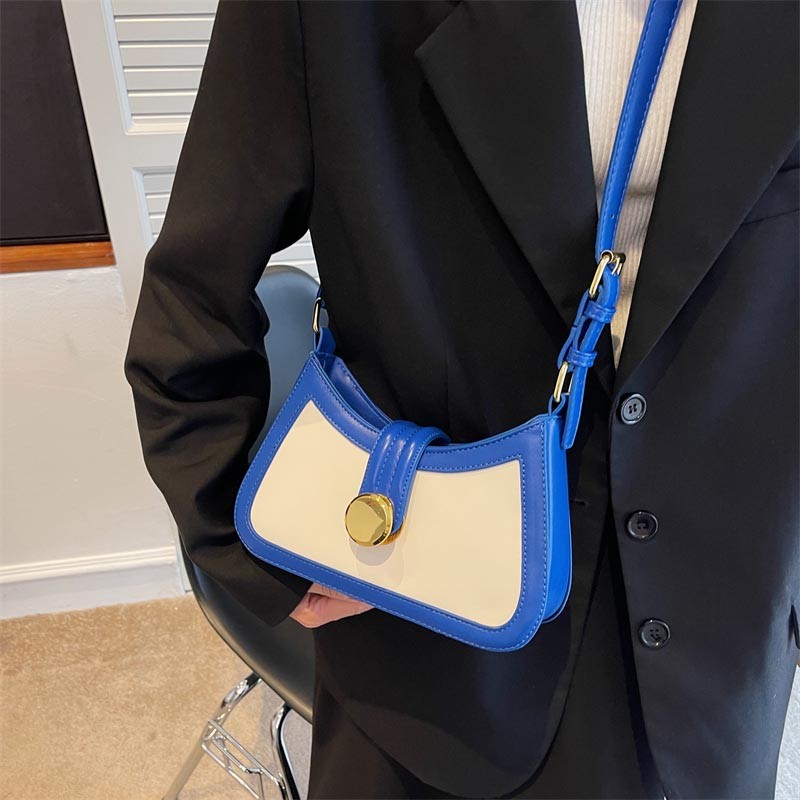 2022 Underarm Bag for Women High Quality PU Leather Crossbody Bag for Woman Fashion Spring Women Handbag Casual Shoulder Bag