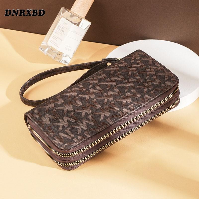 Luxury Brand Women Wallets Double Zippers Coin Bag Mobile Phone Bag Fashion Clutch Wallet Female Money Bag carteras para mujer