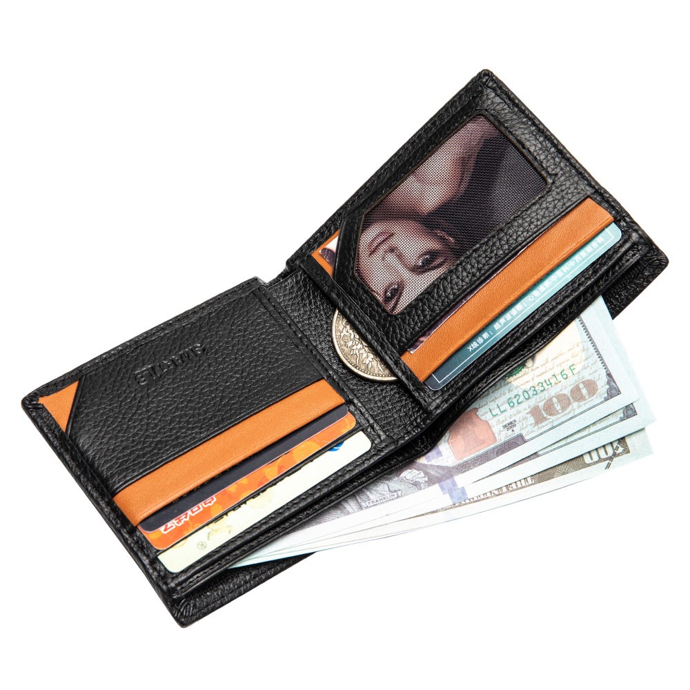 Smart Anti-lost Wallet Tracker Genuine Leather Men Wallets Soft Bluetooth Compatible Leather Wallet Male Luxury Men Wallet