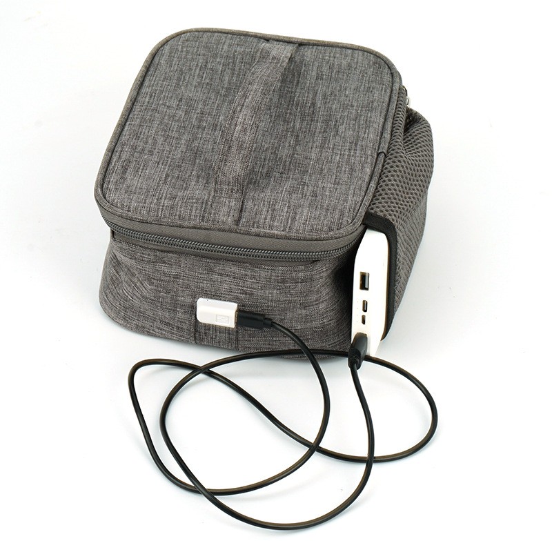 Insulated Lunch Bag With USB Warmer Outdoor Picnic Bag Desk Waterproof Portable Food Storage Bag