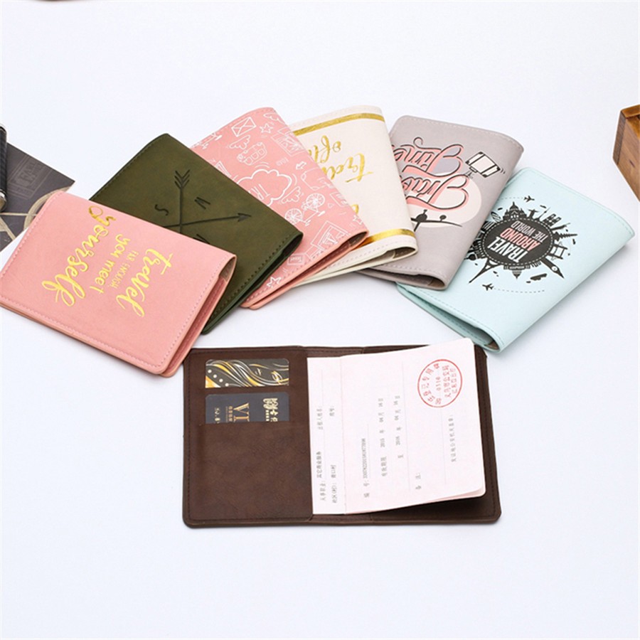 Zoukane New Passport Cover Card Bag Case Women Men Travel Credit Card Holder Travel ID and Document Passport Holder CH02A