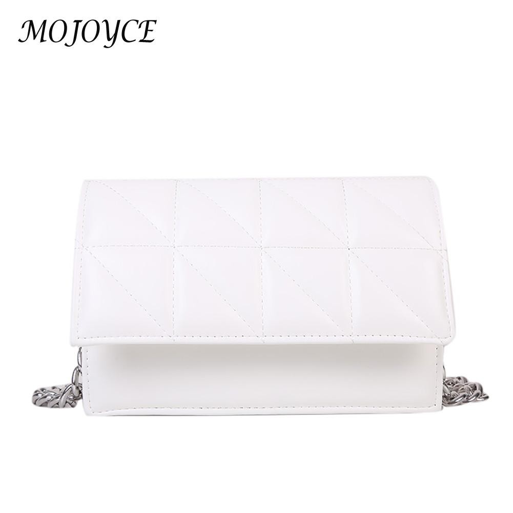 Female PU Leather Shoulder Bag Female Small Wallet All-match Travel Bags Lattice Trending Handbag Arbitrary Ladies Purse