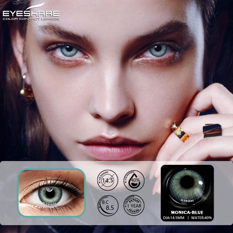 EYESHARE عدسات عين لاصقة 2 قطعة/زوج المنزلي GlassBall عدسات لاصقة ملونة العين مستحضرات تجميلية ملونة عدسات لاصقة ملونة الجمال العين ماكياج