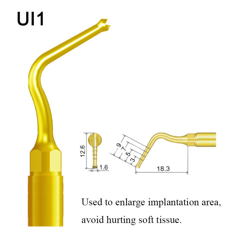 Vvteeth PiezoSurgery Tips for Mectron Woodpecker Dmetec NSK Orthopedic Cut Sinus Lift Dental Implant Handpiece Piezo Surgery