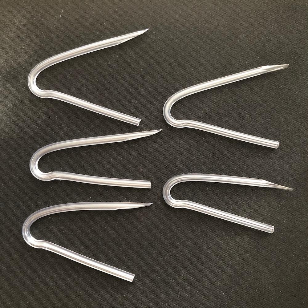 100pcs ForSound Made Preformed BTE Hearing Aid Earmold Tubing Bent Tubing PVC Tube Tubing Choose From 3.6mm 3.3mm 3.1mm OD