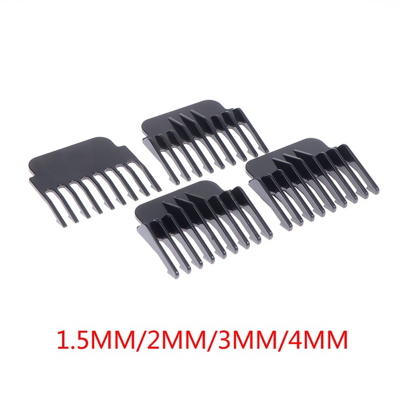 T9 Hair Clipper Guide Combs 4pcs/set T Baldi Outliner Hair Trimmer Coded Cutting Guides 1.5mm to 4.0mm Replacement Guards Set