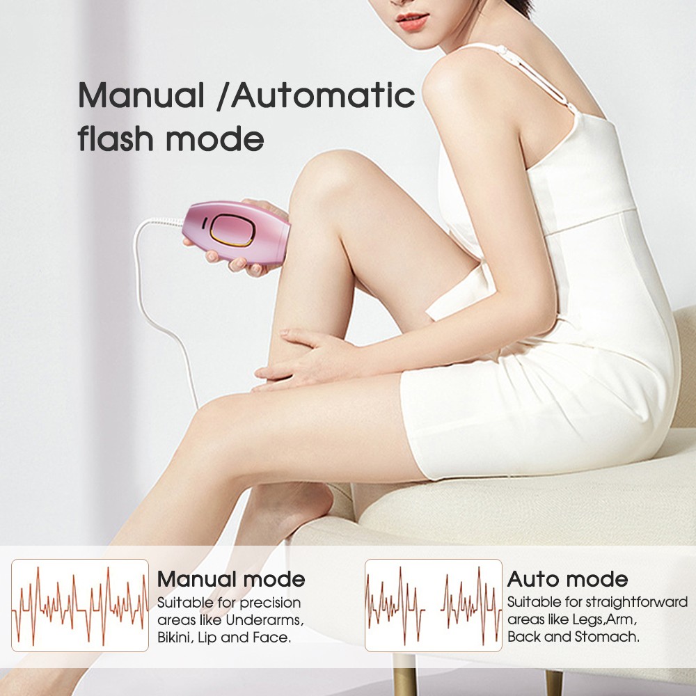 [ZS] Body Bikini IPL 500,000 Flash Permanent Laser Epilator Painless Laser Epilator For Women Hair Removal Home Use Appliances