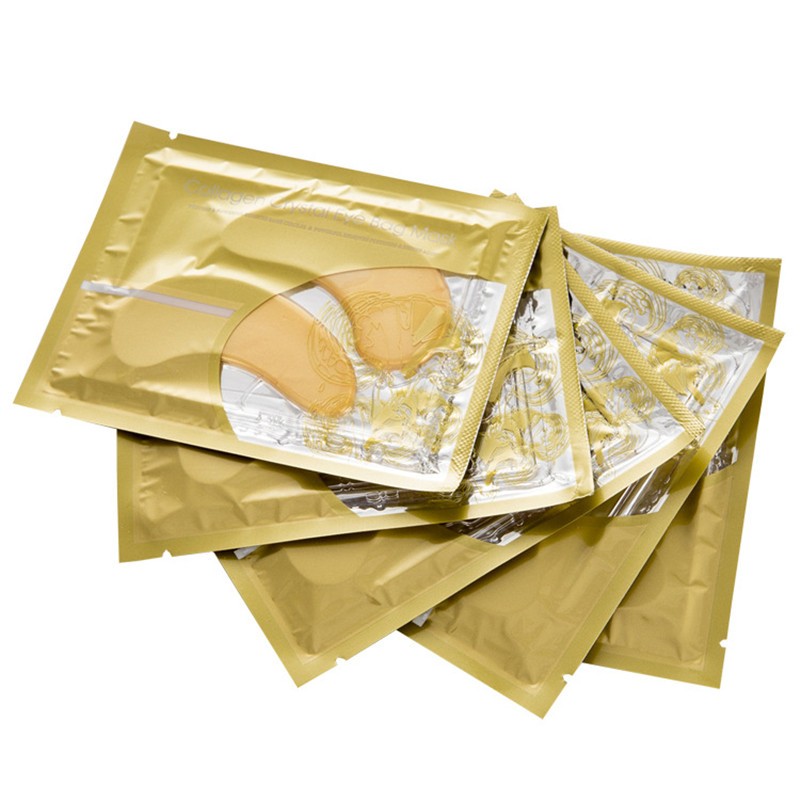 20pcs=10Pairs Beauty Gold Crystal Collagen Eye Mask Eye Patch For Eyes Mask Acne Korean Collagen Mask Skin Care