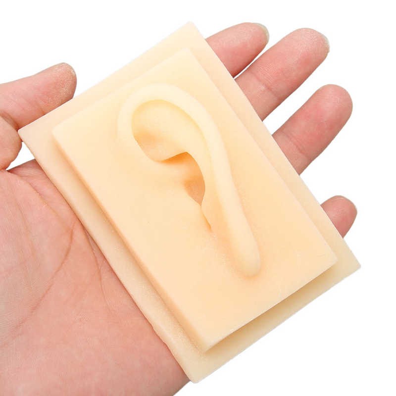 Silicone Ear Fake Ear Glossy Texture for Teaching Demonstration