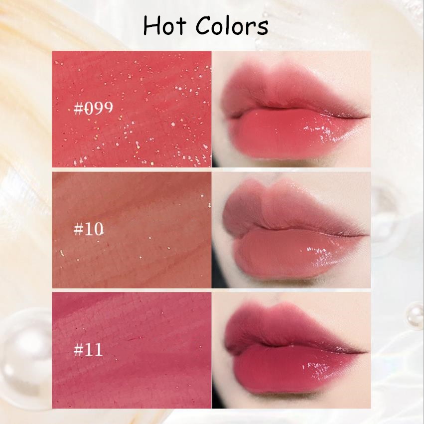 Joocyee Lip Gloss Mirror Effect Women Beauty Cosmetic Lip Glaze Moisturizing Moisturizing Nourishing Lipstick Waterproof