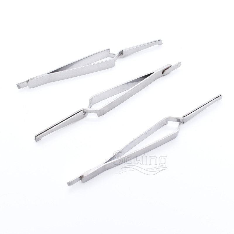 Orthodontic bracket forceps dental equipment bracket dental instrument holder stainless steel serrated forceps