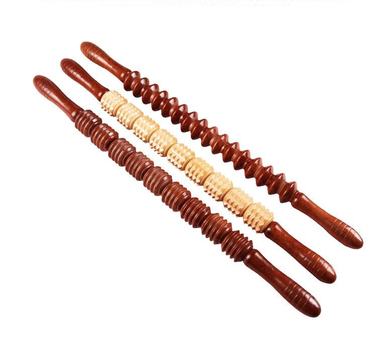 Meridian Yoga Massage Stick Wooden Massage Stick For Stomach Back Waist Neck Leg