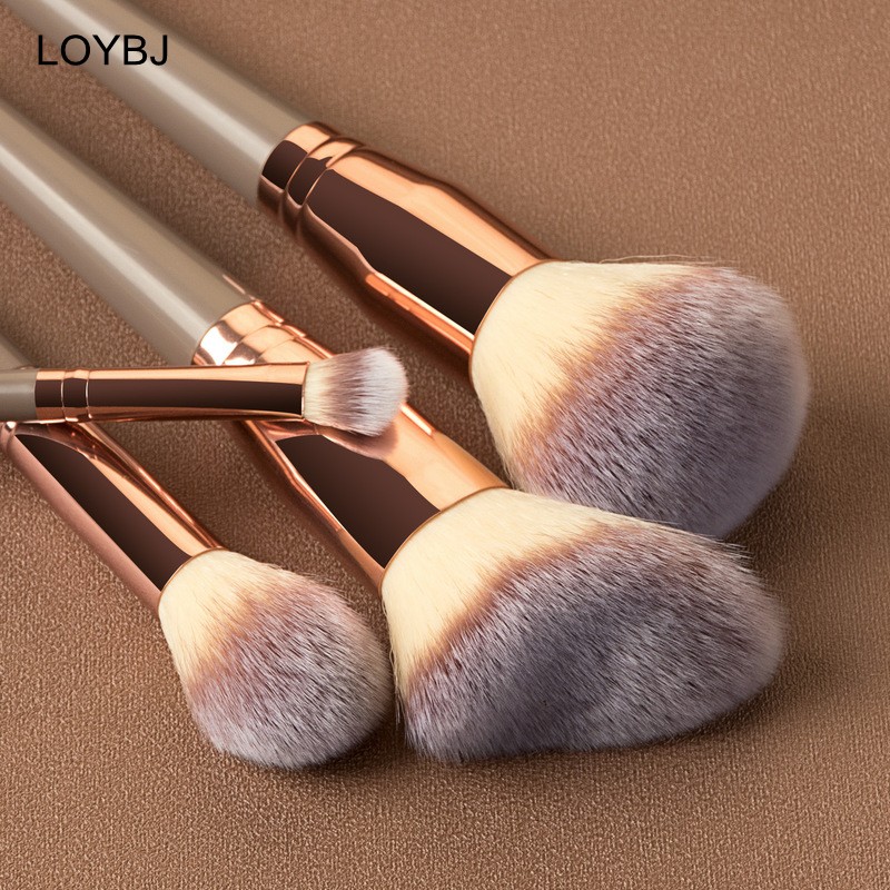 Loebig 5/7 Makeup Brushes Beauty Tool Set Cosmetic Powder Brushes Foundation Blush Contour Eye Shadow Eyebrow Lashes Make Up Brush