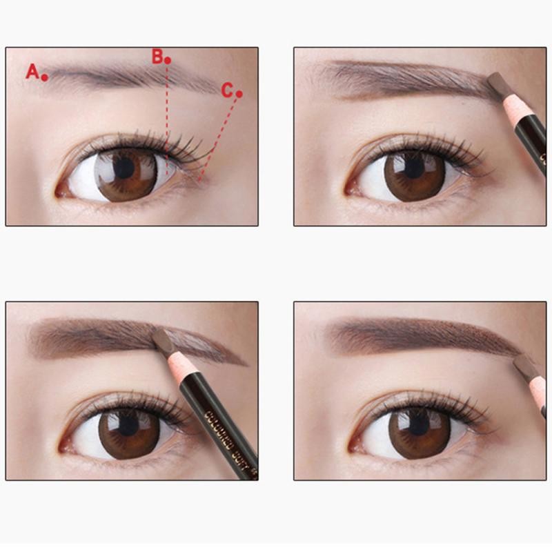 1 قطعة قلم الحواجب للماء طويلة الأمد العين الحاجب تينت 5 ألوان الحاجب البني الداكن Microblading الحاجب الوشم القلم TSLM1