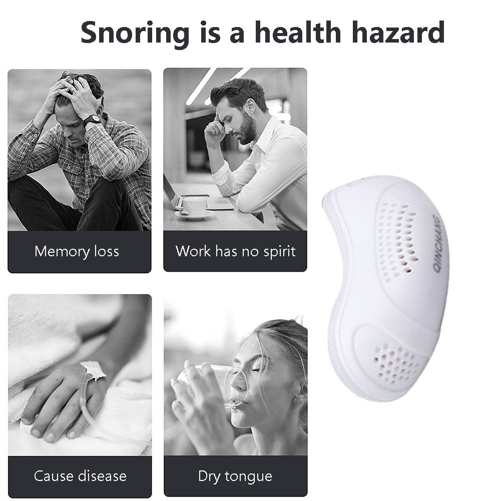 Electric Anti Snoring Device Nose Stopper Breathing Relieve Snoring Aid Anti Snoring for Men Women Better Sleep