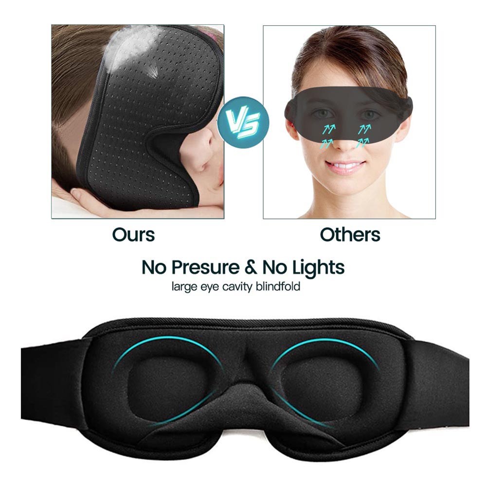 ثلاثية الأبعاد النوم Eyemask السفر الراحة المعونة قناع عين غطاء التصحيح pading لينة النوم قناع الغمامة العين الاسترخاء مدلك أدوات التجميل