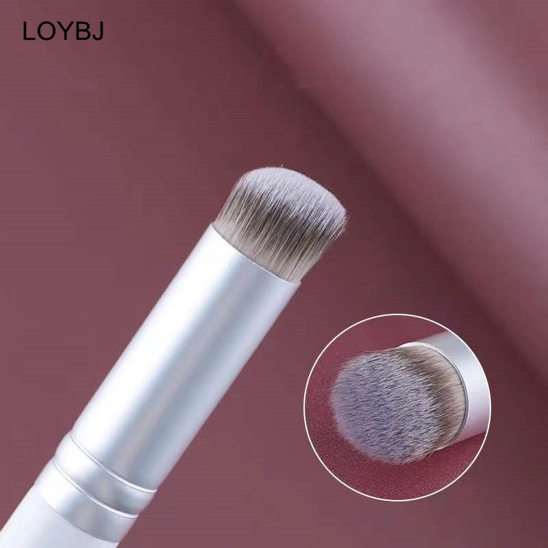 Loebig White Concealer Makeup Round Brushes Precision Concealing Acne Marks Dark Circles Tongue Type Tear Trench Brush Make Up Tools