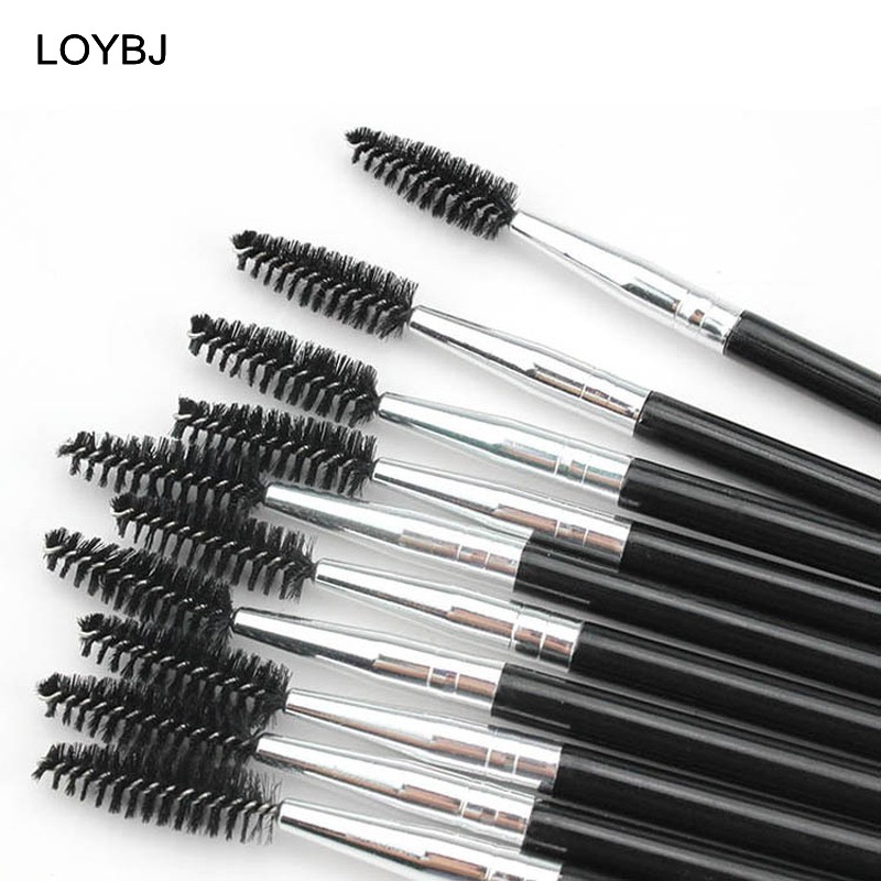 Loebig 2/5/10pcs Eyebrow Eyelash Makeup Brushes Set Cosmetic Lashes Mascara Eye Brow Cream Brush Beauty Eyebrow Lash Make Up Tools