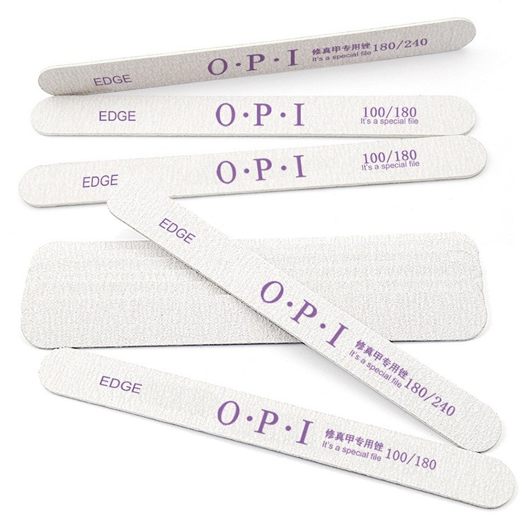 10pcs/5pcs Wood Nail File 100/180 180/240 Professional Double Side Nail Art Sanding Buffer Files