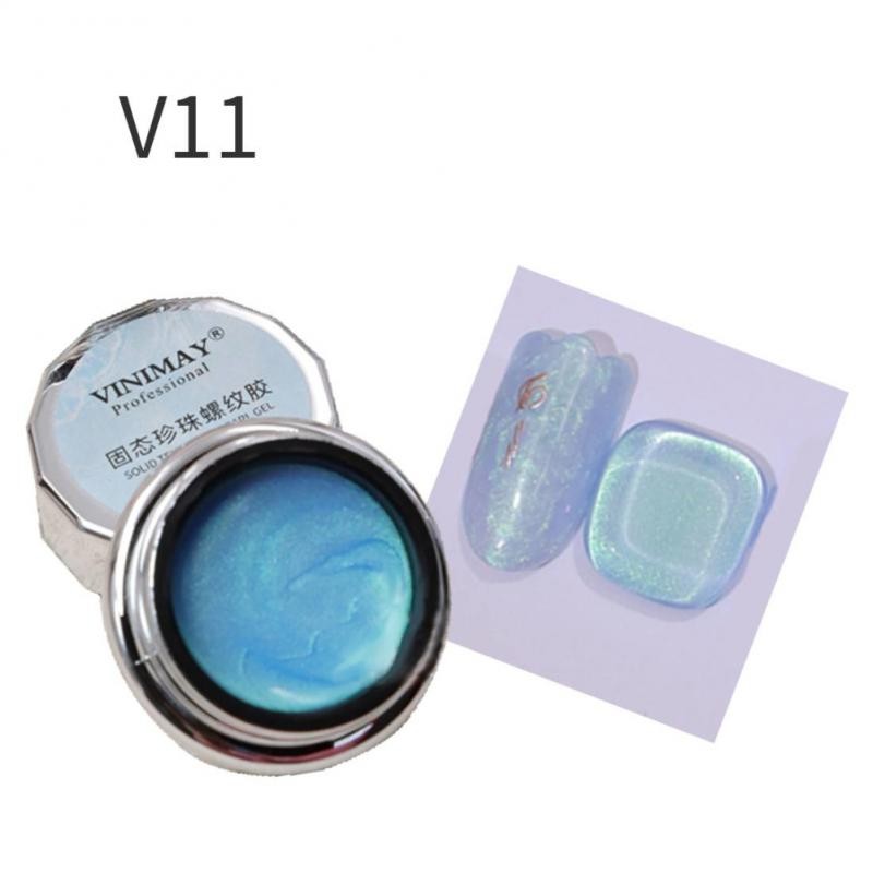 8ml Multi Shell Gel Nail Polish Semi Permanent Varnish UV Gel Base Top Coat for Nail Polish Gel DIY Nail Glitter Gel