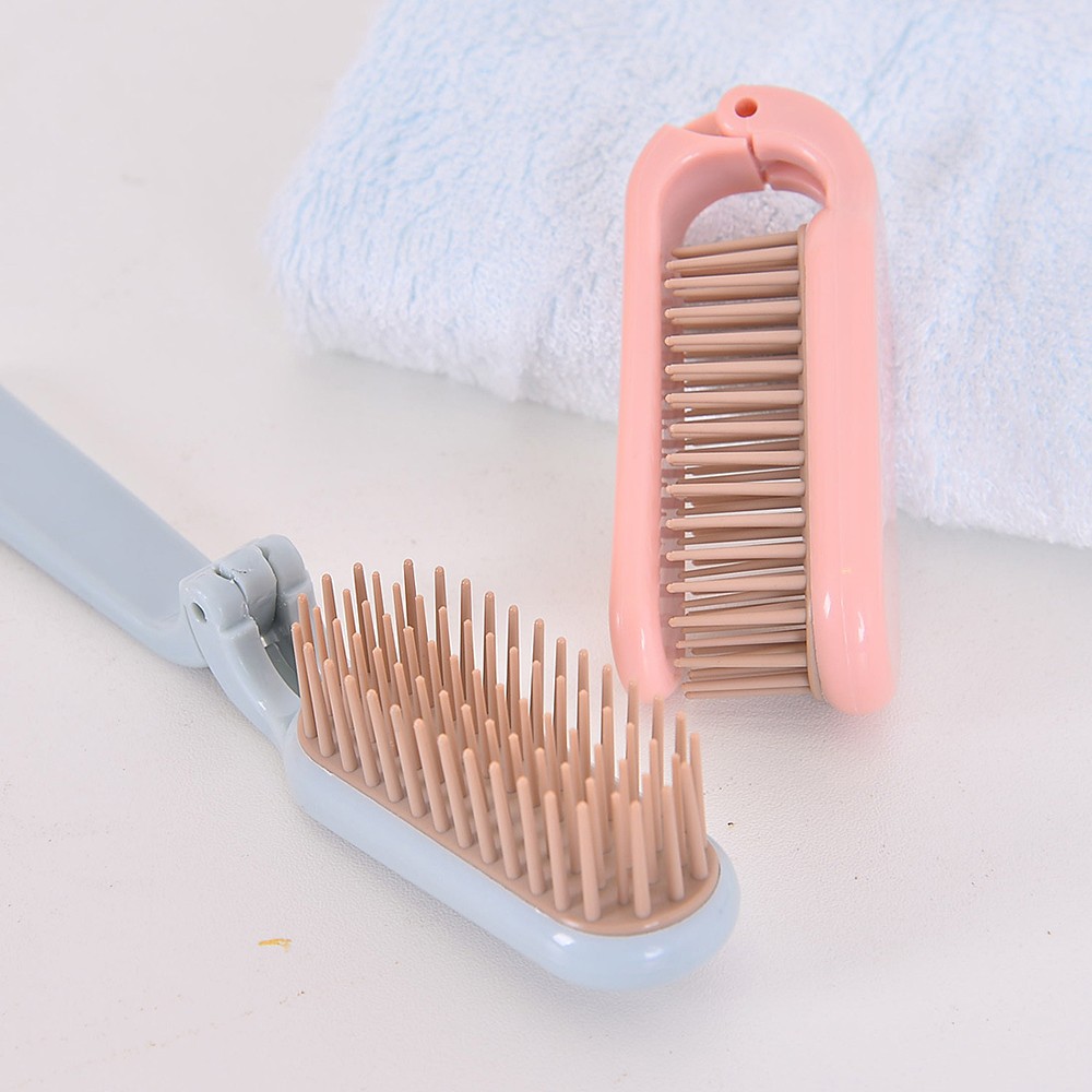 Foldable Hair Comb Portable Detangling Hair Brush Hair Brush Anti-static Head Massager Travel Combs Hair Styling Accessories