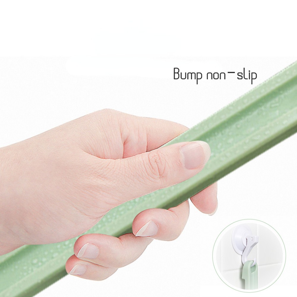 1pc Long Handle Nylon Bath Brush Soft Body Scrubber Exfoliator Shower Scrub Skin Massager Cleaning Brush Deep Cleaning Tool