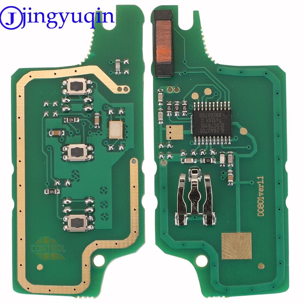 Jingyuqin عن ASK/FSK مفتاح مجلس لبيجو 207 307 308 407 607 807 لسيتروين C2 C3 C4 C5 C6 CE523 CE536 7941 7946 ID46