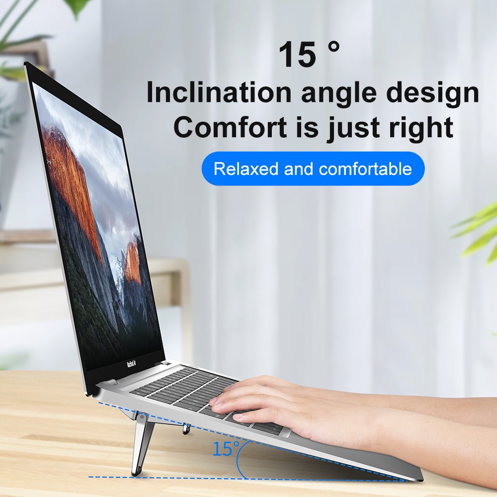 Metal Foldable Laptop Stand Base Non-slip Bracket for MacBook Pro Air Lenovo Laptop Accessories Notebook Stand