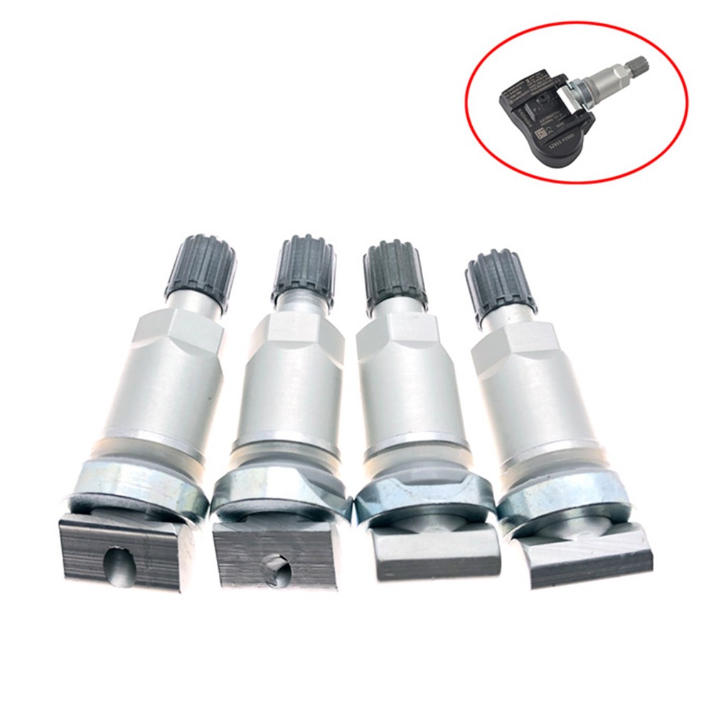 4pcs TPMS Tire Pressure Sensor Valve Metal Rubber Valves All Cars for Mercedes Audi Land Rover Volkswagen Patrol Buick Ford