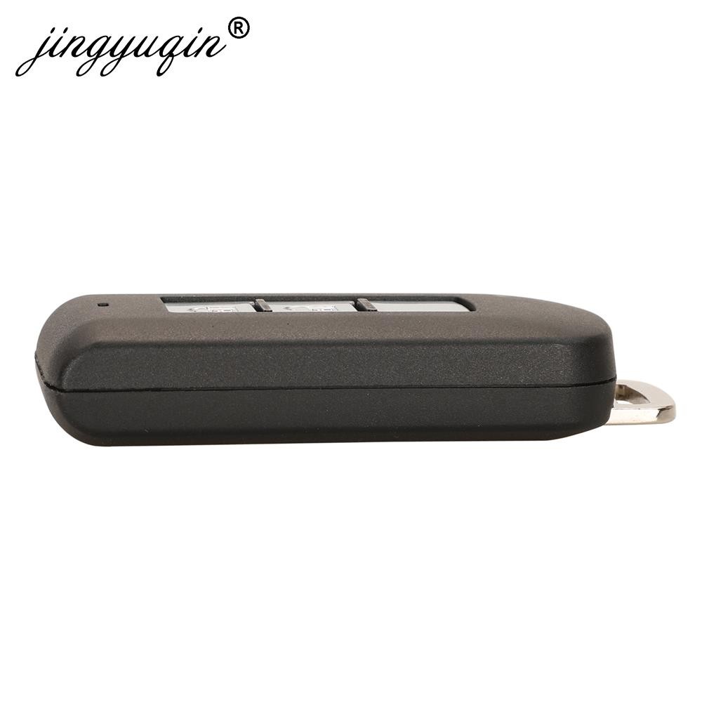 jingyuqin Smart Remote Key Fob 2BTN 433MHz ID46 ID47 For Mitsubishi Lancer Outlander ASX G8D-644M-KEY-E/Montero L200 GHR-M004