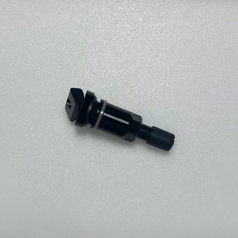 TPMS-43H TPMS Tire Pressure Sensor Valve Black Metal Valves Wheels for Mercedes Audi Jaguar Land Rover Volkswagen Volvo Honda