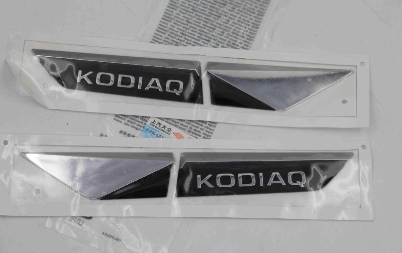 For 2017 2018 Skoda Kodiaq Original Side Wing Fender Door Emblem Badge Sticker Trim