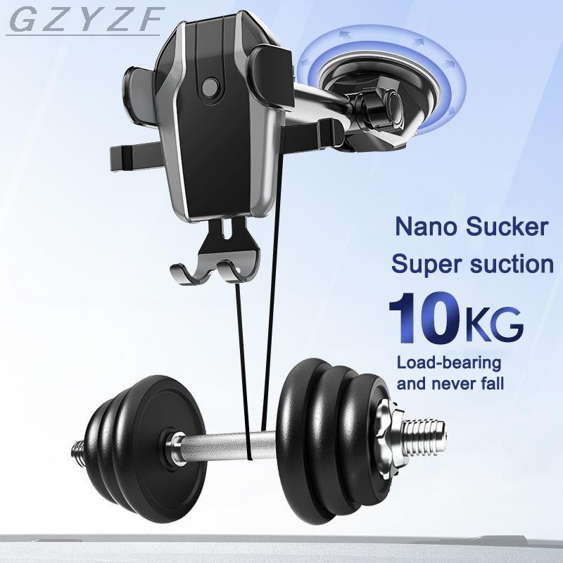 Gravity Suction Cup Adjustable Universal Car Phone Holder Stand Holder in Car GPS Mount for iPhone 12 Pro Max Xiaomi